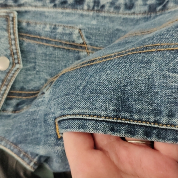 Rag & Bone leather jean jacket - Picture 10 of 10